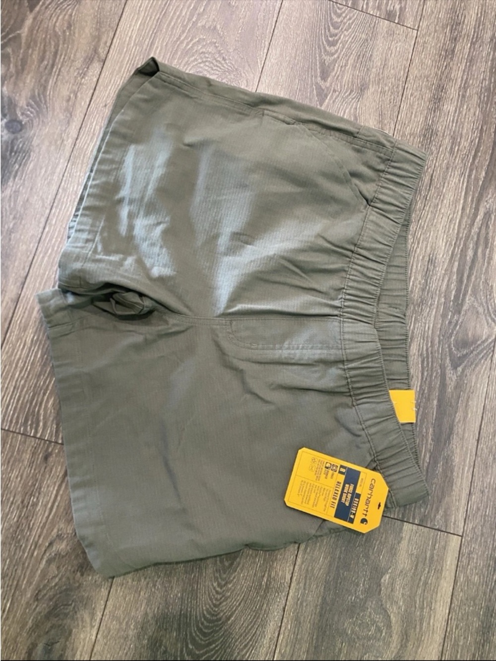 Carhartt Olive Utility Shorts with Tag